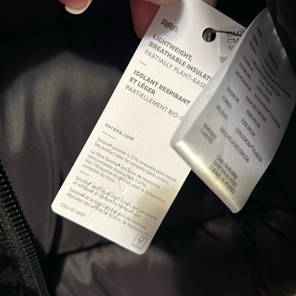 🔥💣NWT Calvin Klein High Shine Black Nylon Puffer Coat Jacket Unisex Sz S Men’s - Picture 14 of 16